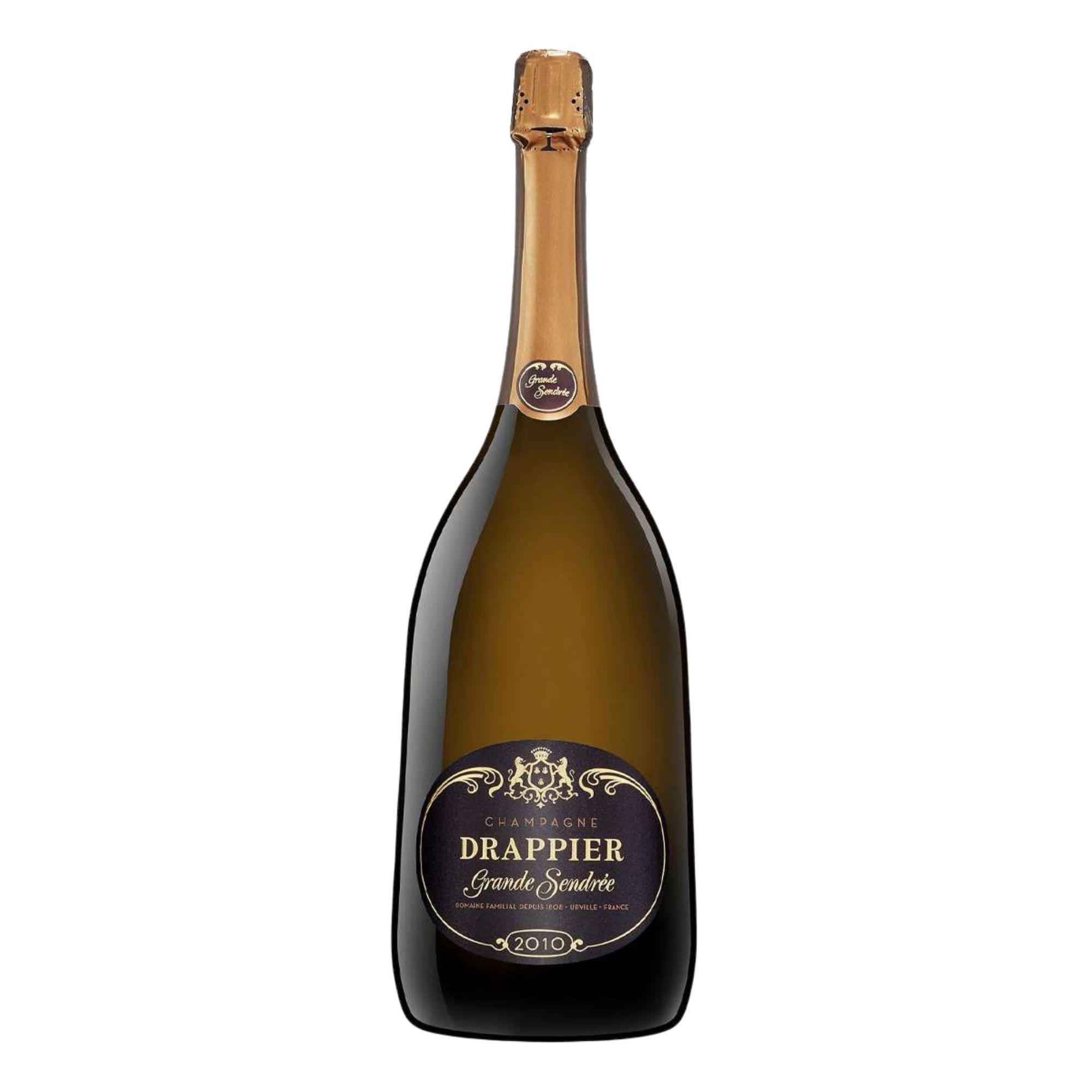 Champagne Drappier Grande Sendrée Brut 2010 Magnum 1,5 l Flasche mit kupferfarbenem Etikett