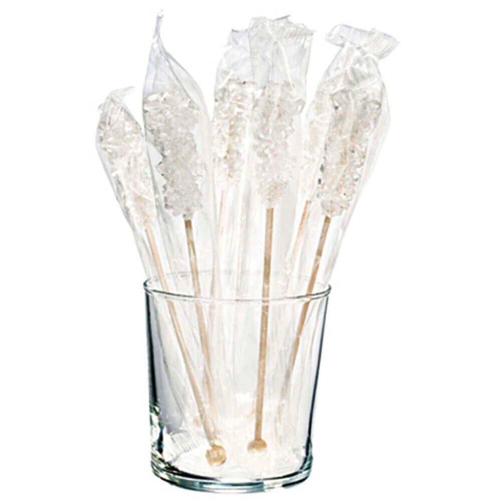 Kandis-Sticks verpackt -weiss-: Tauchen Sie ein in die Welt des feinen Teegenusses mit unseren weißen Kandis-Sticks aus der...