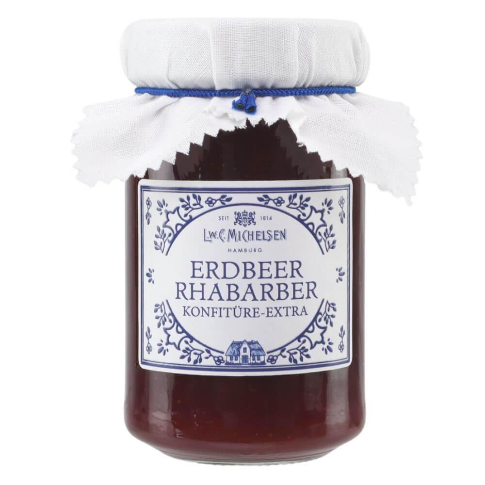 Landhaus Rhabarber-Erdbeer Konfitüre Extra: Unsere Landhaus Rhabarber-Erdbeer Konfitüre ist eine wahre Gaumenfreude. Diese...