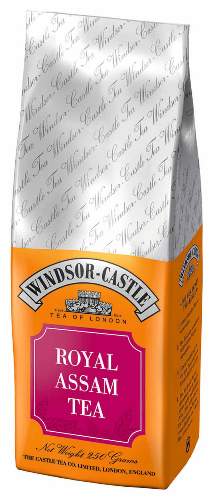Windsor-Castle: Royal Assam Tea 250g Tüte: Entdecken Sie den Windsor-Castle Royal Assam Tea, eine exquisite Mischung...