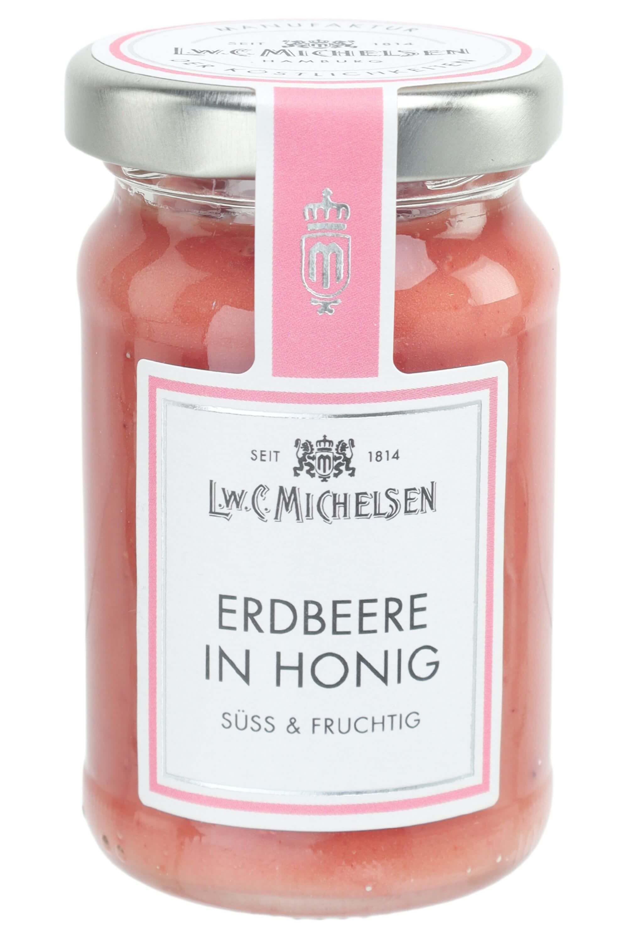 Erdbeere in Honig - cremig-: Erdbeere in Honig - cremig - ist eine exquisite Kreation von L.W.C. Michelsen aus Hamburg, die...