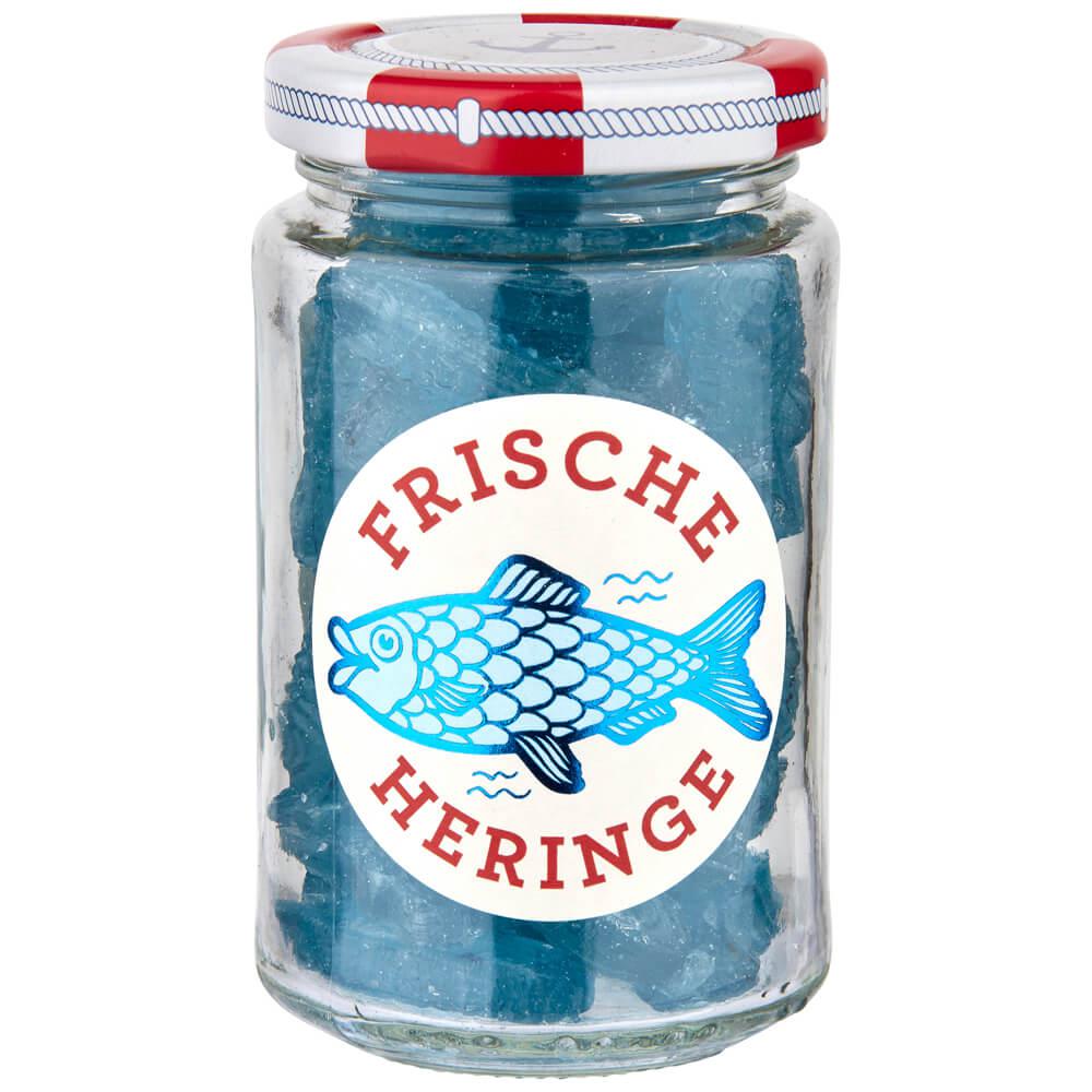 Frische Heringe: Unsere eisblauen Mint-Bonbons sind ein wahres Highlight für alle, die erfrischende Momente schätzen. 