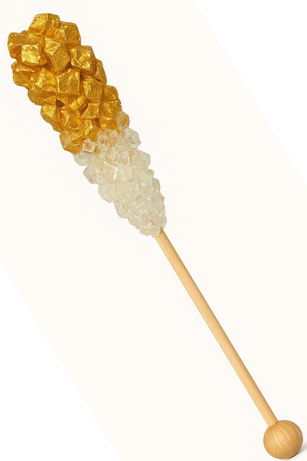 Kandis-Sticks -weiss/gold-