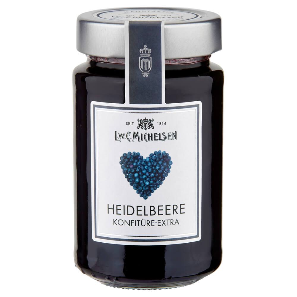 Heidelbeer Konfitüre -Extra-: Unsere Heidelbeer Konfitüre -Extra- ist ein wahres Meisterwerk der Feinkostkunst. Seit 1814...