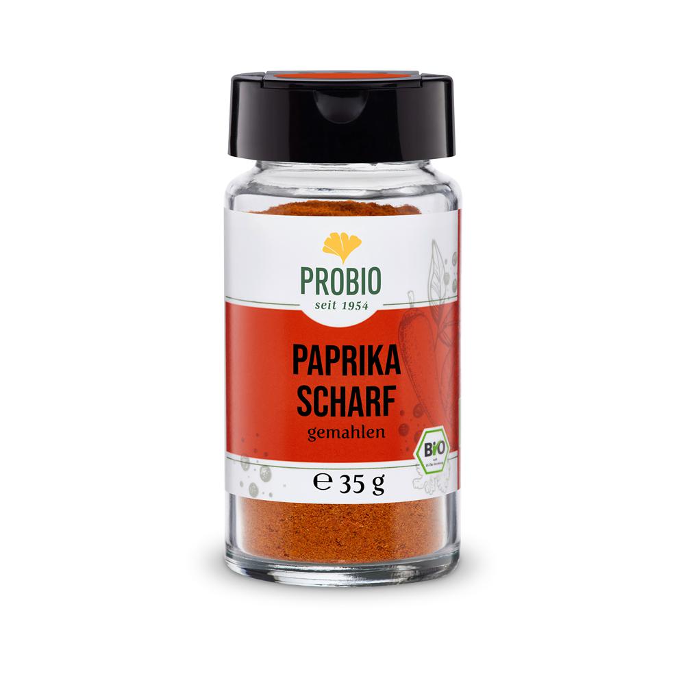 Probio: Paprika scharf gemahlen 35g Glas (BIO): Entdecken Sie den PROBIO Paprika scharf gemahlen im 35g Glas – ein wahres...