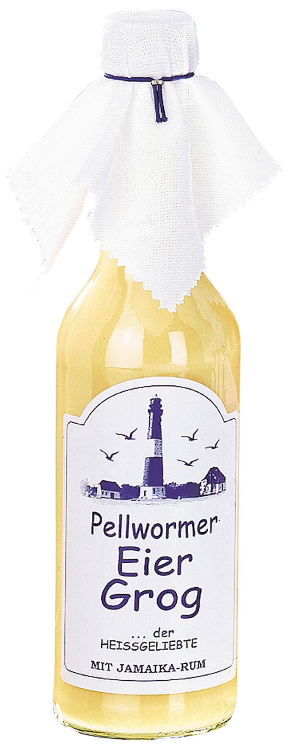 Eiergrog mit Eigenetikett: Unser Eiergrog mit Jamaika-Rum ist ein wahres Meisterwerk der Feinkostkunst. Seit 1814 steht...