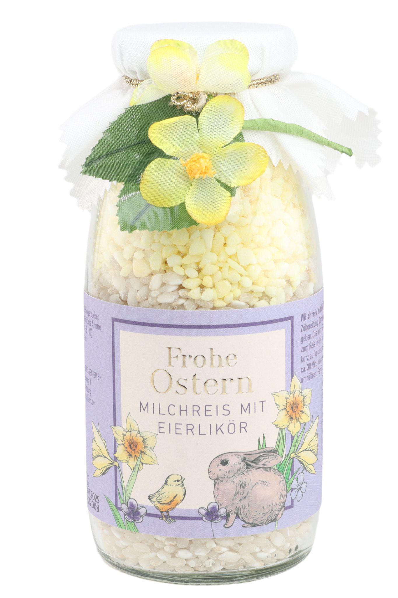 Oster-Milchreis mit Eierlikör: Entdecken Sie die exklusive Osteredition unseres aromatischen Milchreis mit...