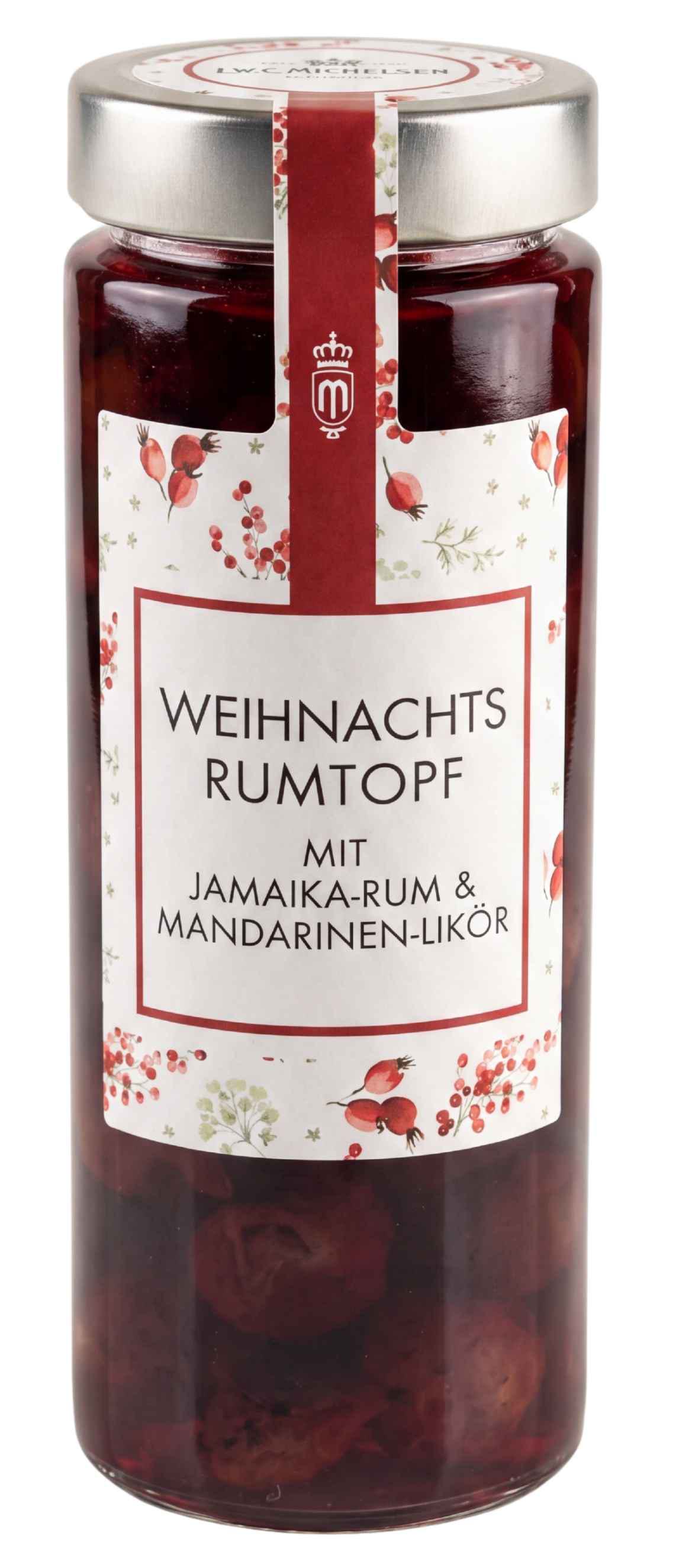 Weihnachts-Rumtopf mit Mandarinenlikör : Tauchen Sie ein in die festliche Welt des L.W.C. Michelsen Weihnachts-Rumtopfs mit...