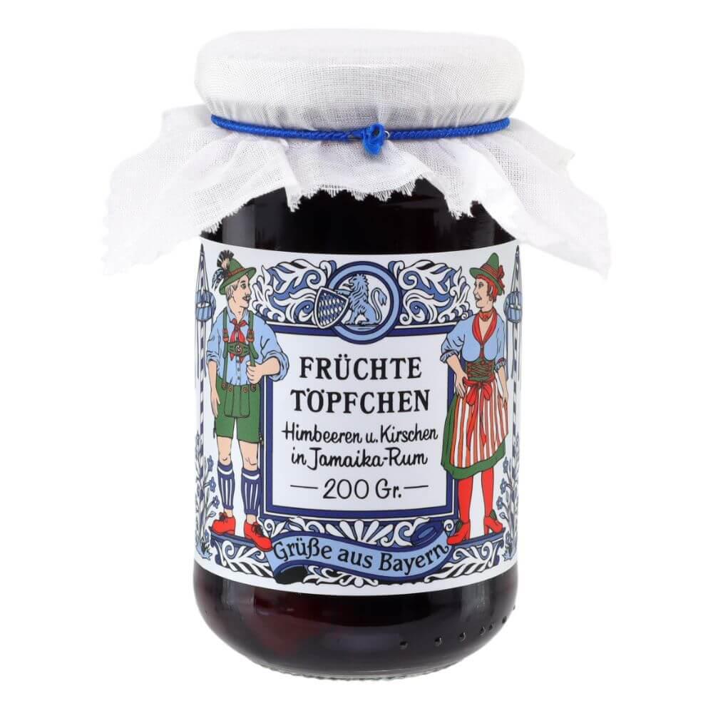 Bayerisches Früchte-Töpfchen -Opal-: Tauchen Sie ein in die Welt des Genusses mit unserem Bayerischen Früchte-Töpfchen...