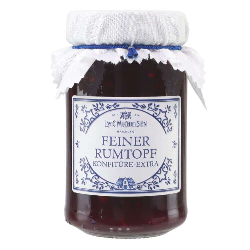 Landhaus Rumtopf Konfitüre Extra: Unsere Landhaus Rumtopf Konfitüre Extra ist ein wahres Meisterwerk der Feinkostkunst. Seit...