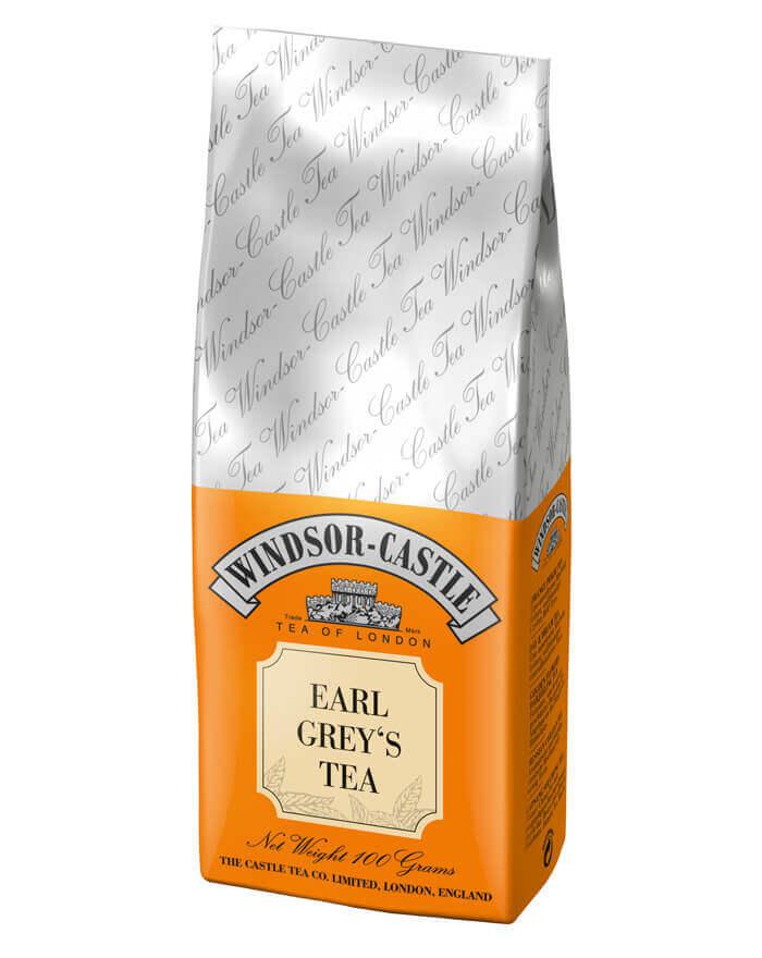 Windsor-Castle: Earl Grey's Tea 100g Tüte: Entdecken Sie den Windsor-Castle Earl Grey's Tea, eine exquisite Mischung aus...
