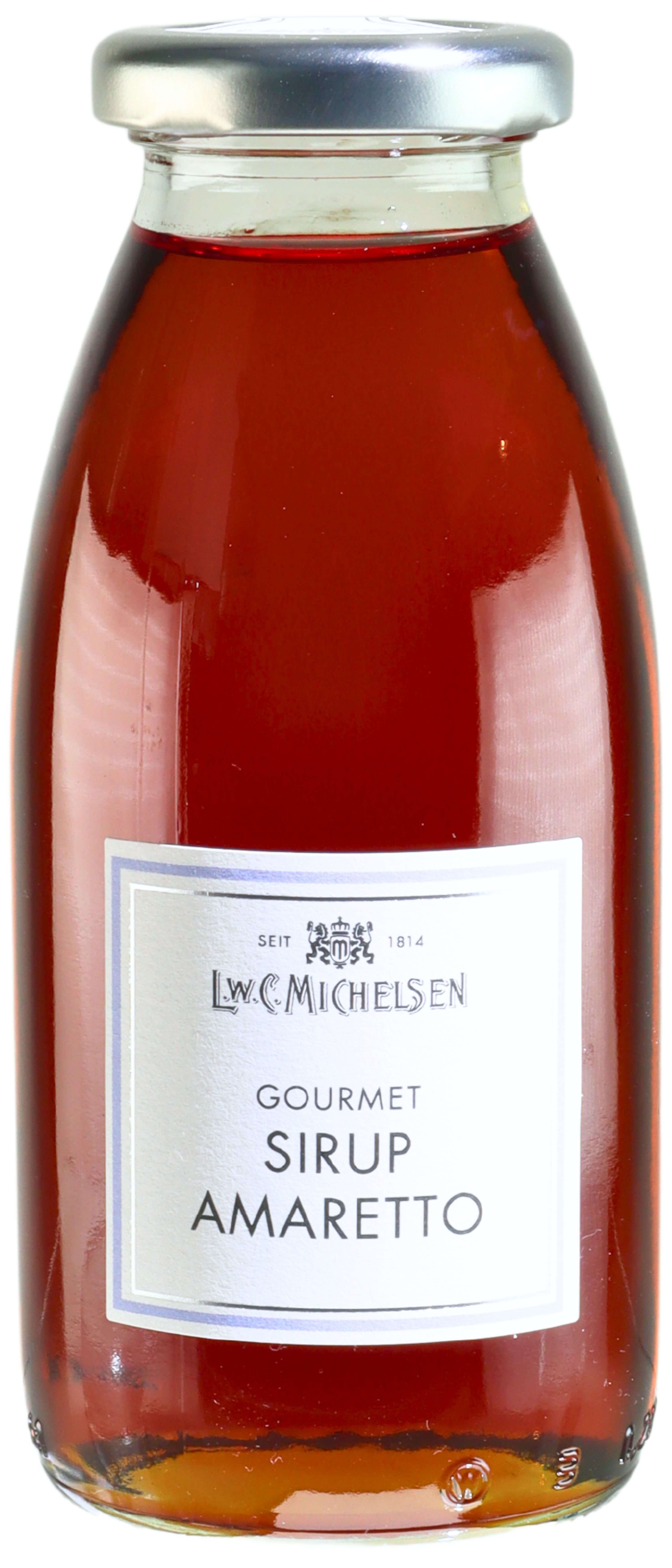 Gourmet-Sirup Amaretto: Tauchen Sie ein in die Welt des feinen Geschmacks mit unserem Gourmet-Sirup Amaretto von L.W.C....