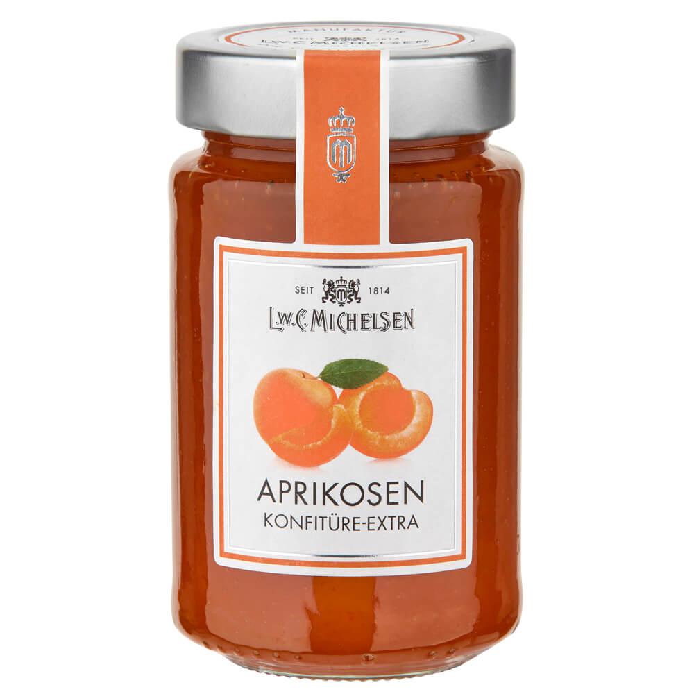 Aprikosen Konfitüre -Extra-: Unsere Aprikosen-Konfitüre -Extra- ist eine wahre Sommerkomposition, die aus sonnengereiften...