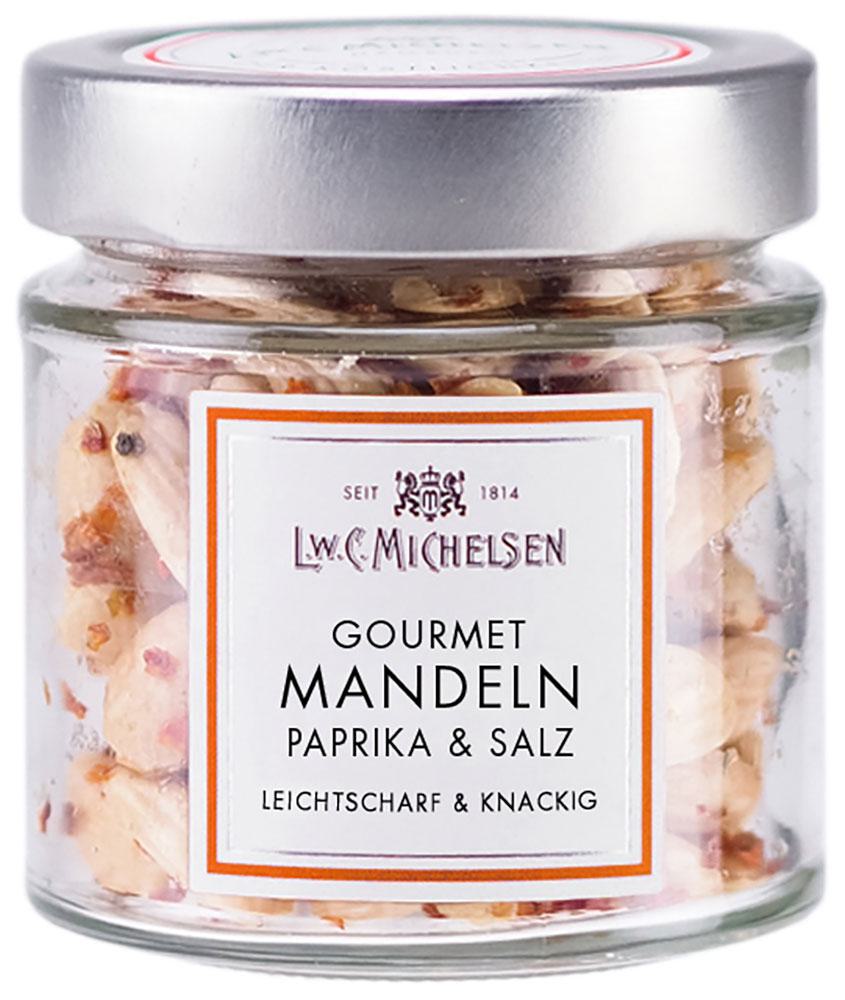 Gourmet-Mandeln mit Paprika & Salz: Tauchen Sie ein in den exquisiten Geschmack unserer Gourmet-Mandeln mit Paprika & Salz....