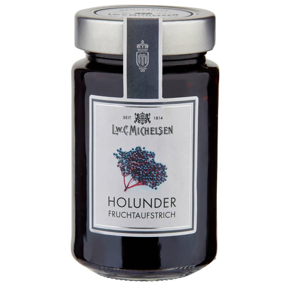 Holunder Fruchtaufstrich : Unser Holunder Fruchtaufstrich ist ein wahres Geschmackserlebnis. Hergestellt aus sorgfältig...