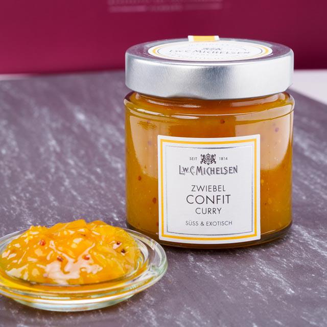 Exotisches Zwiebel-Curry Confit - Süß-würzige mit Curry, perfekt zu Fleisch, Raclette und Fondue