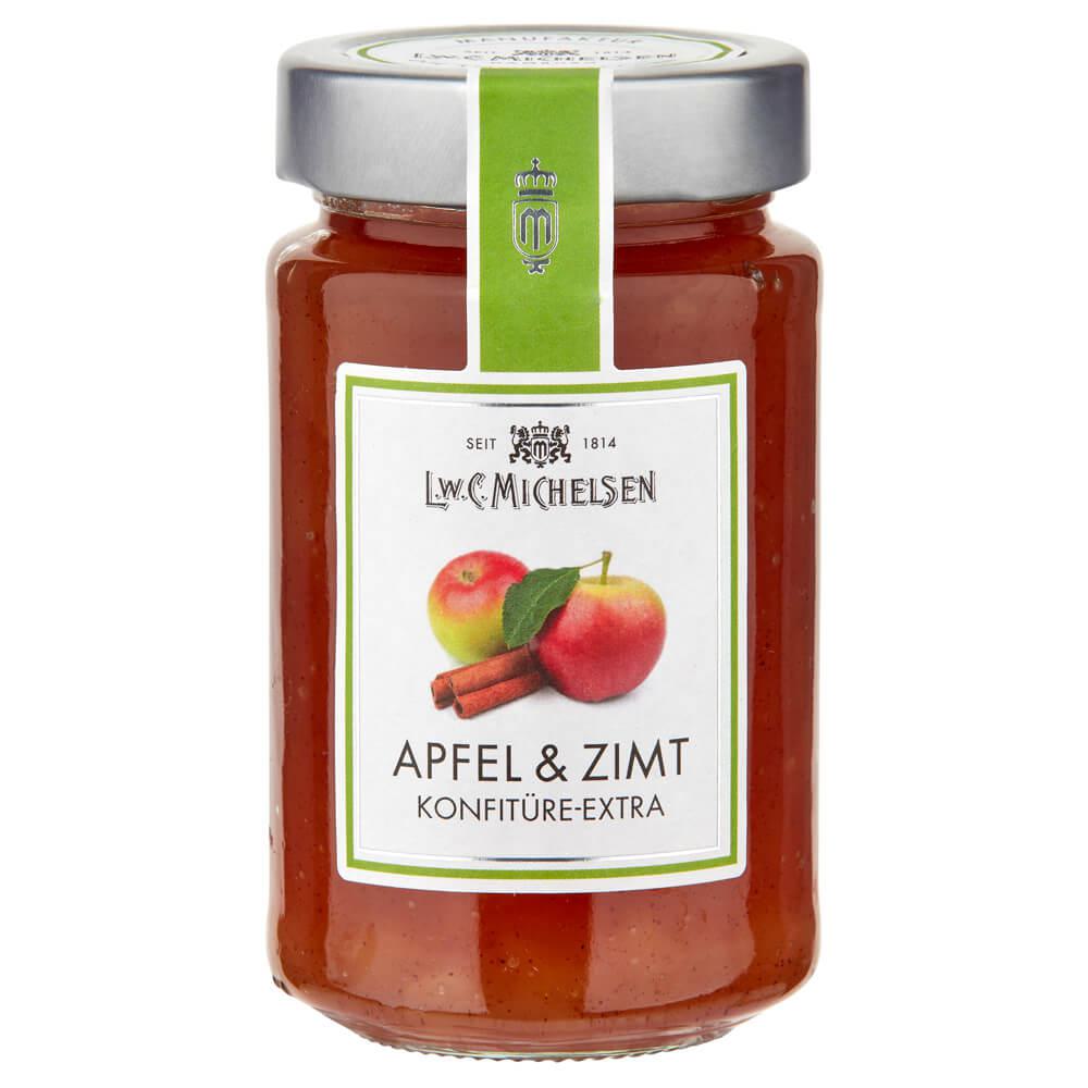Apfel & Zimt- Konfitüre Extra: Tauchen Sie ein in den Genuss unserer Apfel & Zimt-Konfitüre Extra von L.W.C. Michelsen,...