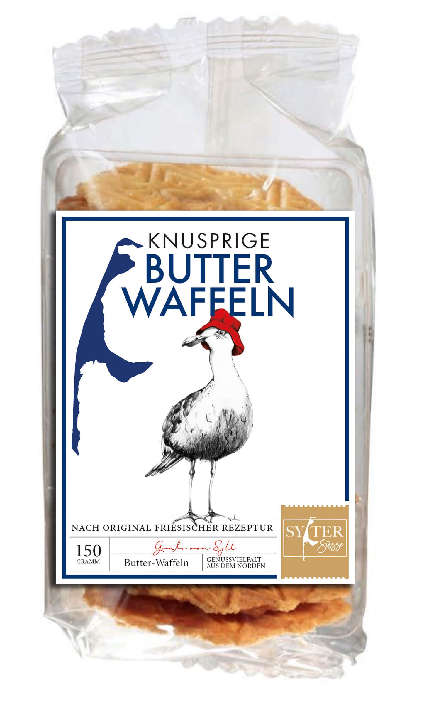 Sylter Süsse Zuckerbäcker-Waffeln: Die Sylter Süsse Butterwaffeln sind eine wahre Delikatesse aus dem Norden und bringen den...