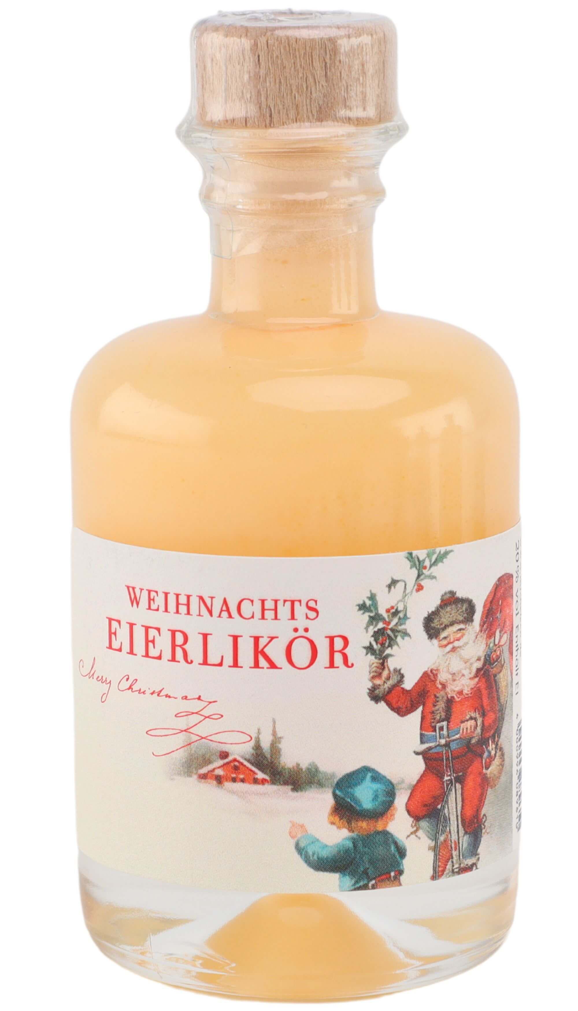 Weihnachts-Eierlikör Mini Apothekerflasche : Entdecken Sie den Weihnachts-Eierlikör Merry Christmas von L.W.C. Michelsen –...