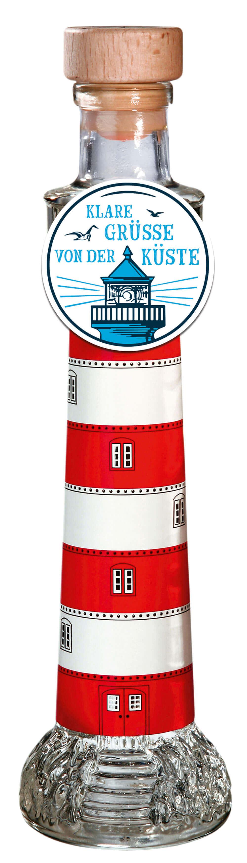 Leuchtturm: Klare Grüße: Tauchen Sie ein in die Welt der hanseatischen Feinkost mit unserem hochwertigen Klaren Korn im...