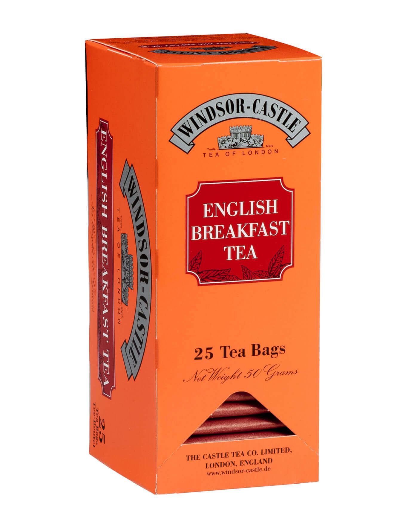 Windsor-Castle: English Breakfast Tea 25 Beutel: Tauchen Sie ein in die Welt des Windsor-Castle English Breakfast Teas,...