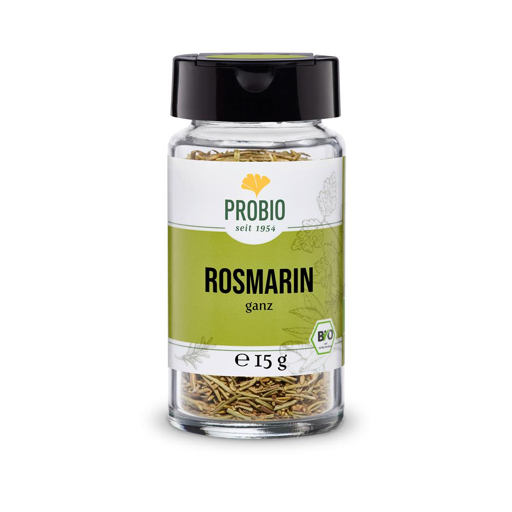 Probio: Rosmarin ganz 15g Glas (BIO): Unser PROBIO Rosmarin im 15g Glas ist ein wahres Juwel der mediterranen Küche. Seit...