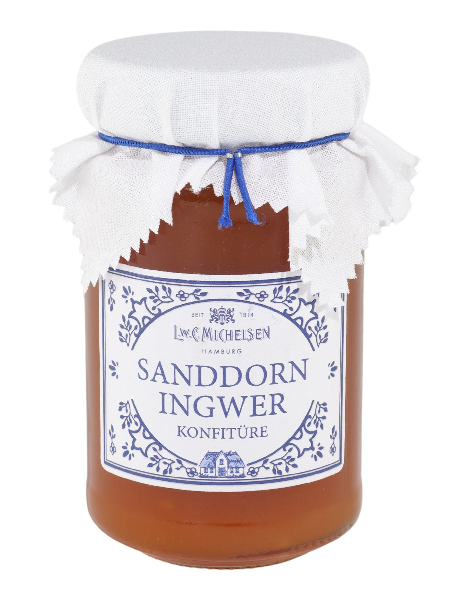 Landhaus Sanddorn & Ingwer Konfitüre Extra Landhaus: Tauchen Sie ein in ein Geschmackserlebnis der besonderen Art mit...