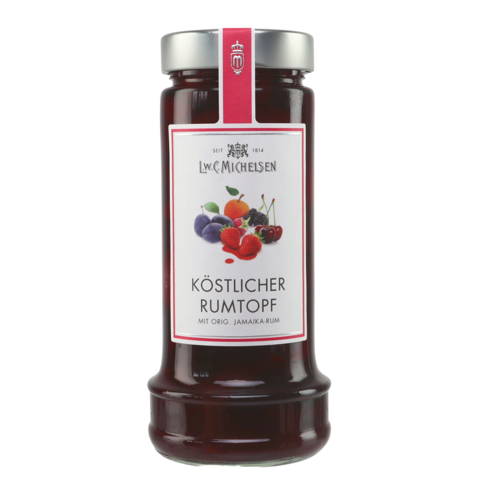 L.W.C. Michelsen Köstlicher Rumtopf mit Jamaika-Rum im Glas