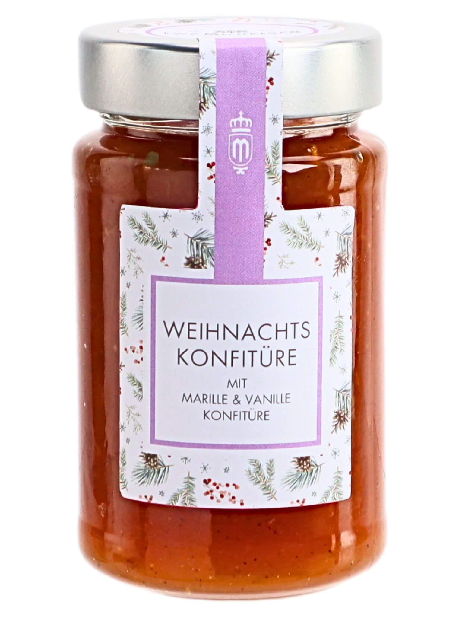 Weihnachts-Marille & Vanille Konfitüre: Tauchen Sie ein in die süße Welt von L.W.C. Michelsen mit unserer Marille & Vanille...