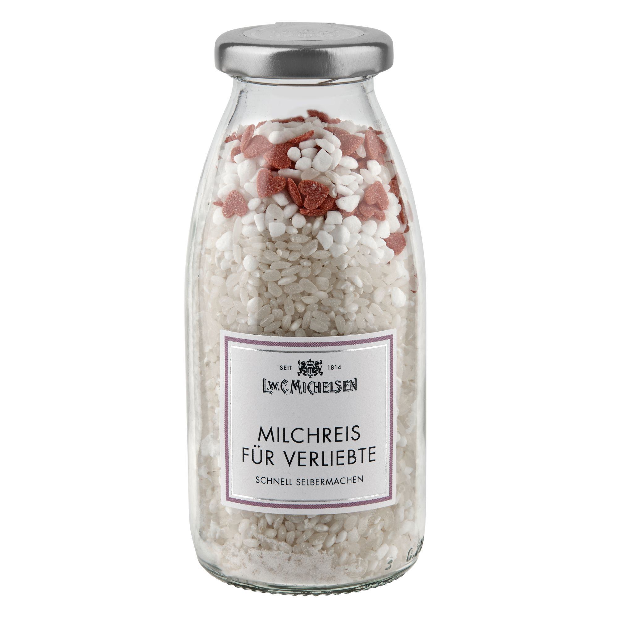 L.W.C. Michelsen Milchreis für Verliebte zum Selbermachen in der Glasflasche