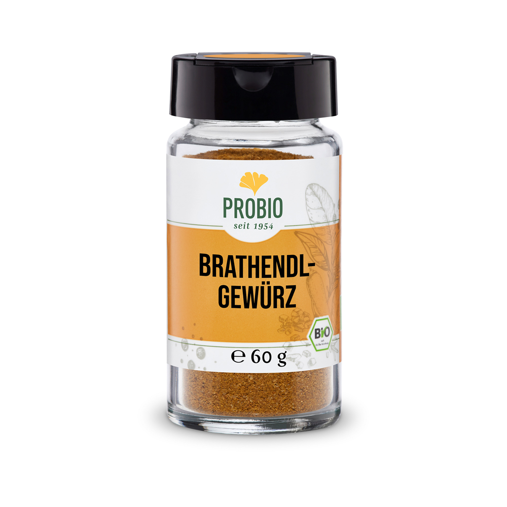 PROBIO Brathendl-Gewürz, 60g Glasbehälter - Bio-Gewürz für Hähnchen