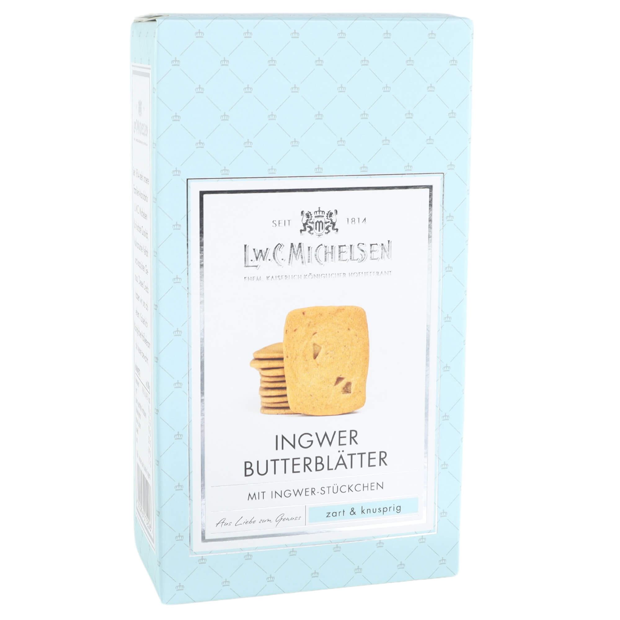 Ingwer-Butterblätter: Unsere Ingwer-Butterblätter sind ein wahres Meisterwerk der Feinkostkunst. Seit 1814 vereinen wir in...