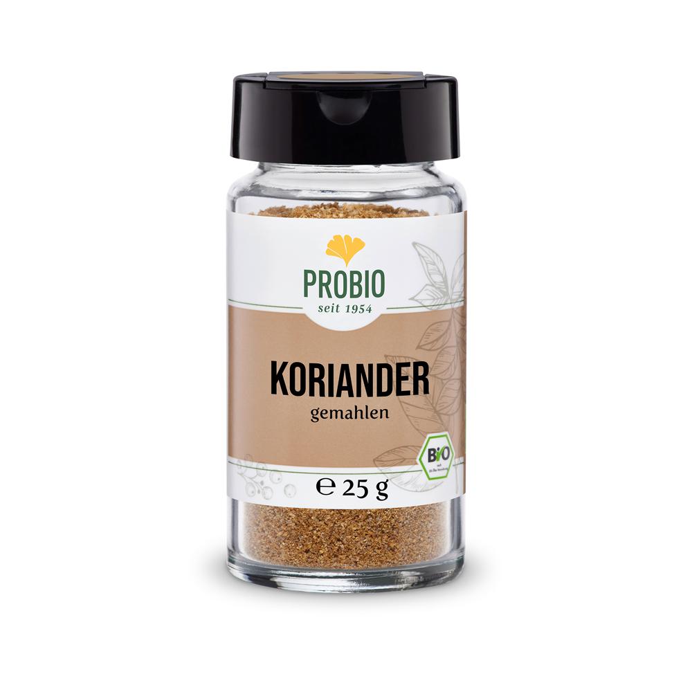 Probio: Koriander gemahlen 25g Glas (BIO): Unser gemahlener Koriander aus der PROBIO-Serie bringt ein unvergleichliches...