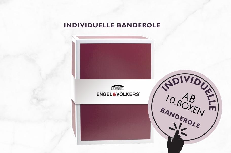Individuelle Banderole für Geschenkbox