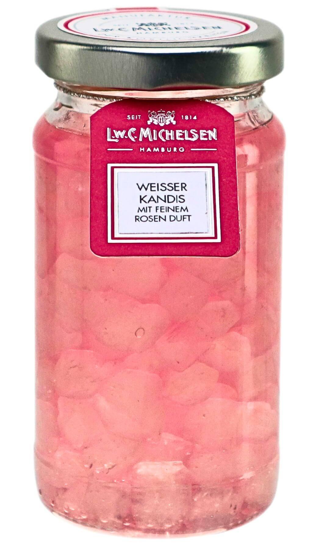 Rosen-Kandis -Anhänger-: Tauchen Sie ein in die Welt des Genusses mit unserem exquisiten Rosen-Kandis. Diese zarten, weißen...