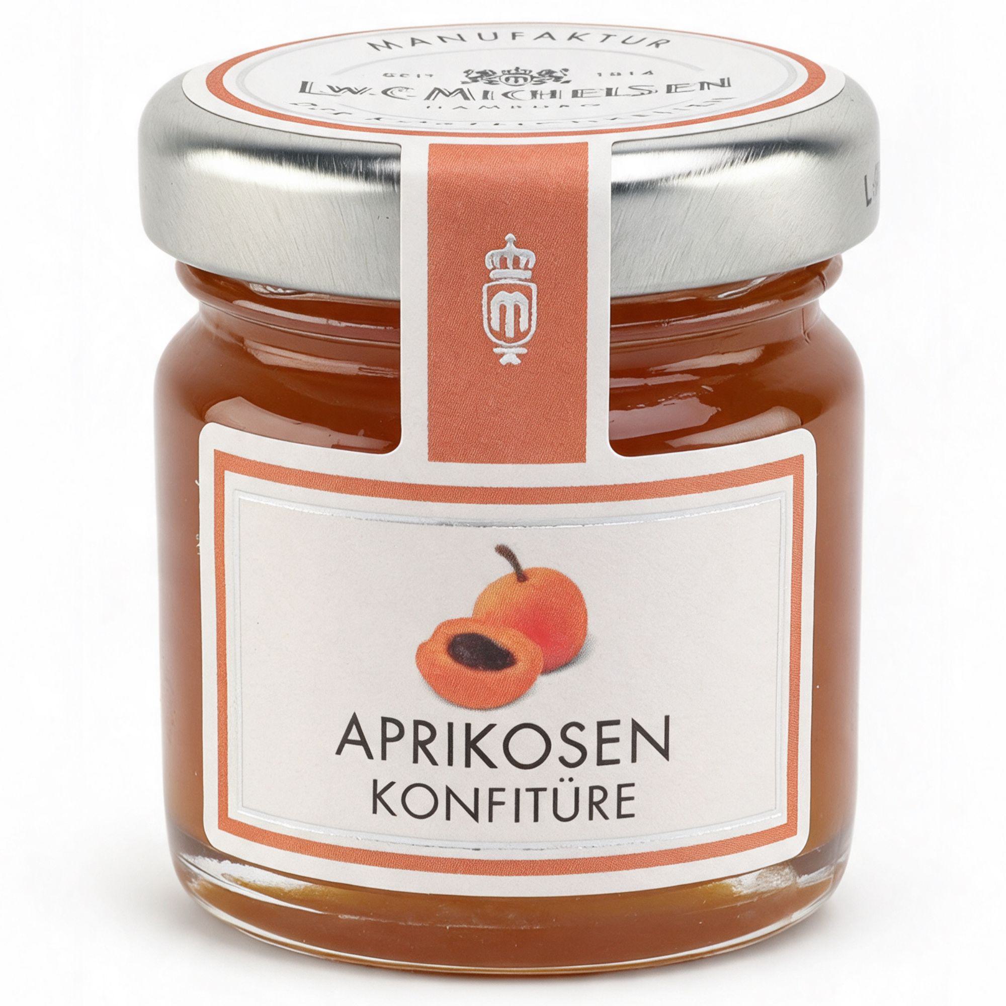 L.W.C. Michelsen Aprikosen Konfitüre im Mini-Glas
