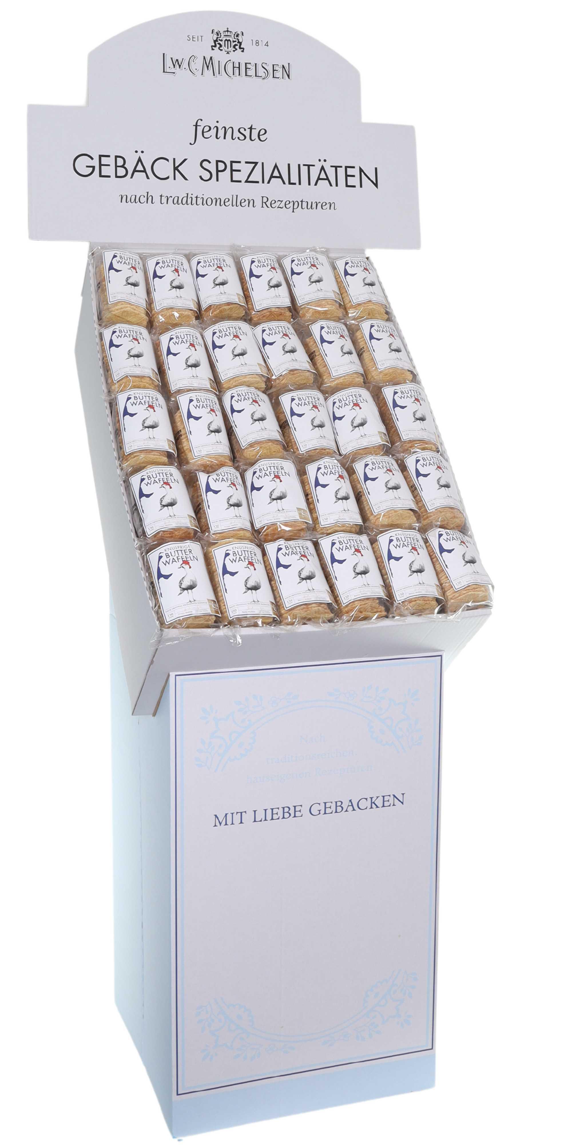 Sylter Zuckerbäckerwaffeln Display: Unsere Sylter Zuckerbäckerwaffeln sind ein wahres Meisterwerk der norddeutschen...