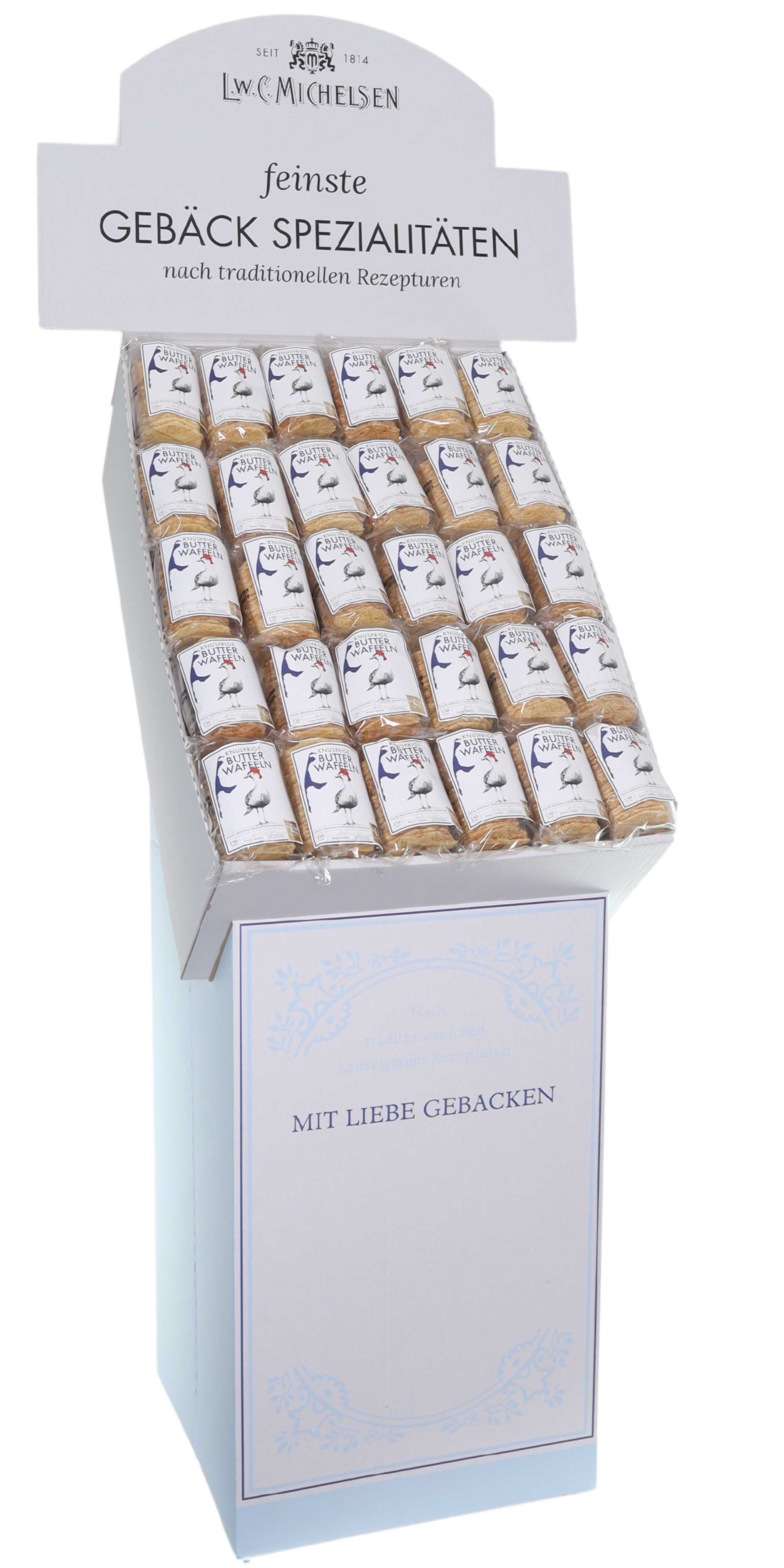 Sylter Zuckerbäckerwaffeln Display: Unsere Sylter Zuckerbäckerwaffeln sind ein wahres Meisterwerk der norddeutschen...