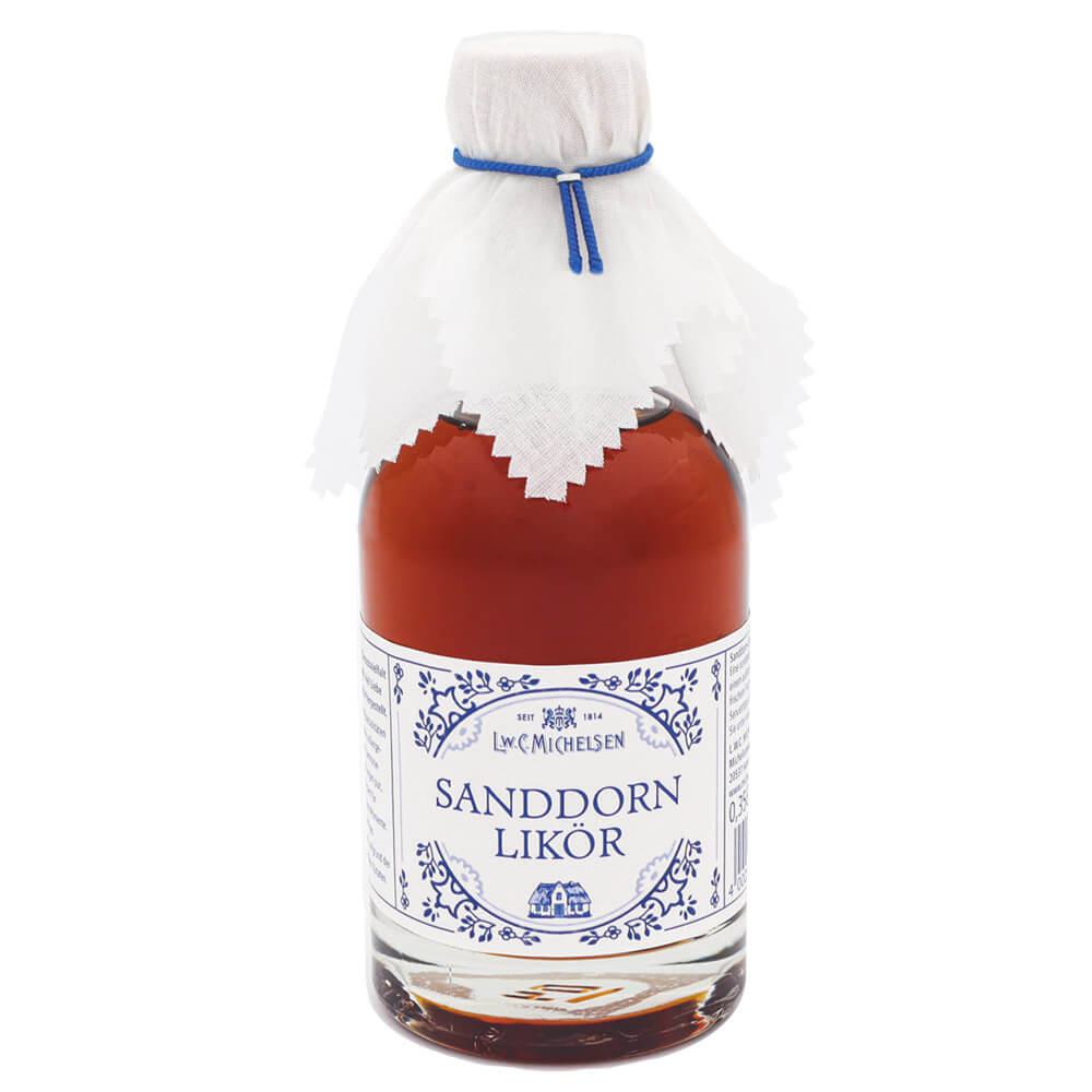 Landhaus Sanddorn-Likör -Apothekerflasche-: Unser Landhaus Sanddorn-Likör in der stilvollen Apothekerflasche ist ein wahres...