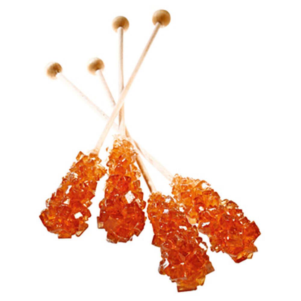 Kandis-Sticks -braun-: Tauchen Sie ein in die Welt des feinen Teegenusses mit unseren braunen Kandis-Sticks aus der L.W.C....