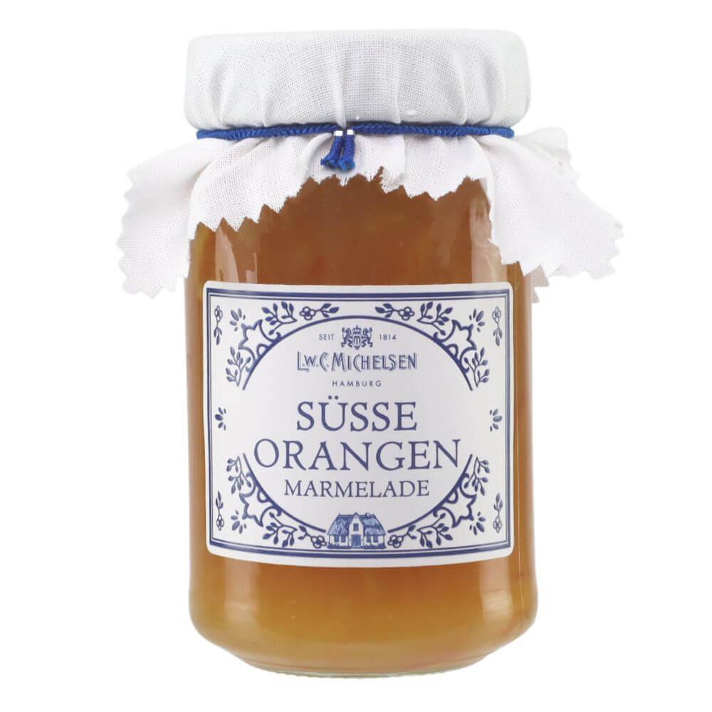 Landhaus Süße Orange: Tauchen Sie ein in die Welt der feinen Aromen mit unserer Landhaus Süße Orange Marmelade. Hergestellt...
