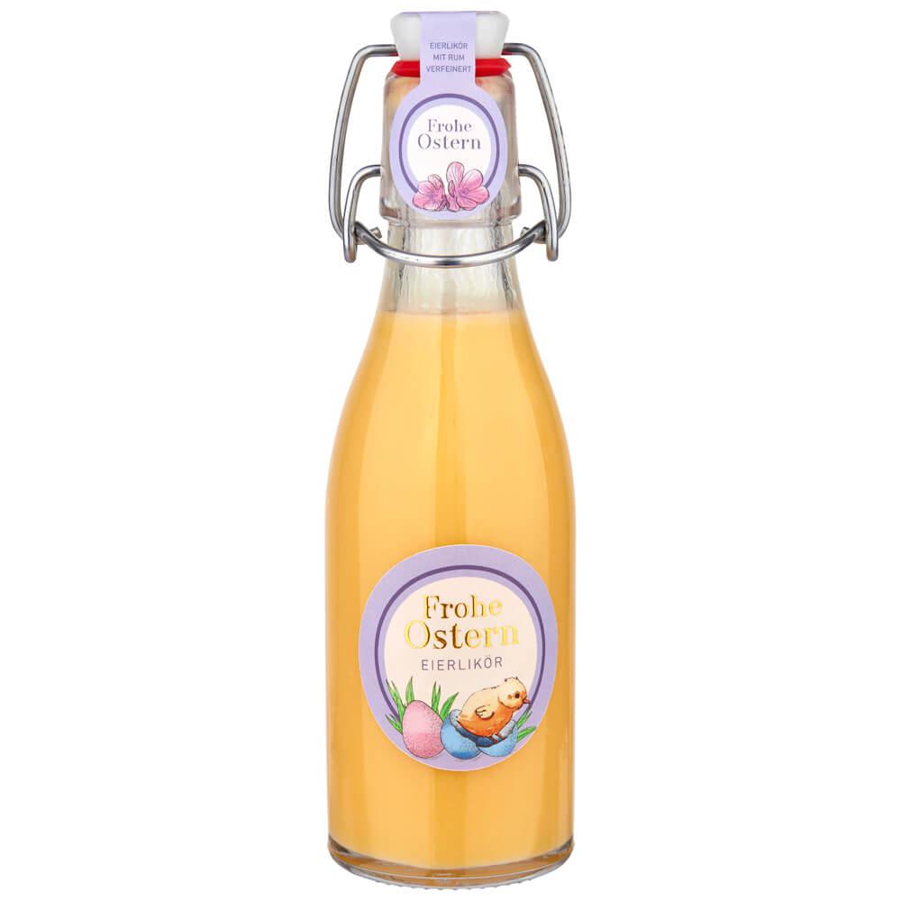 Oster-Eierlikör mit Rum -gross-: Entdecken Sie unseren exquisiten Oster-Eierlikör mit einem Hauch von Jamaika-Rum, abgefüllt...