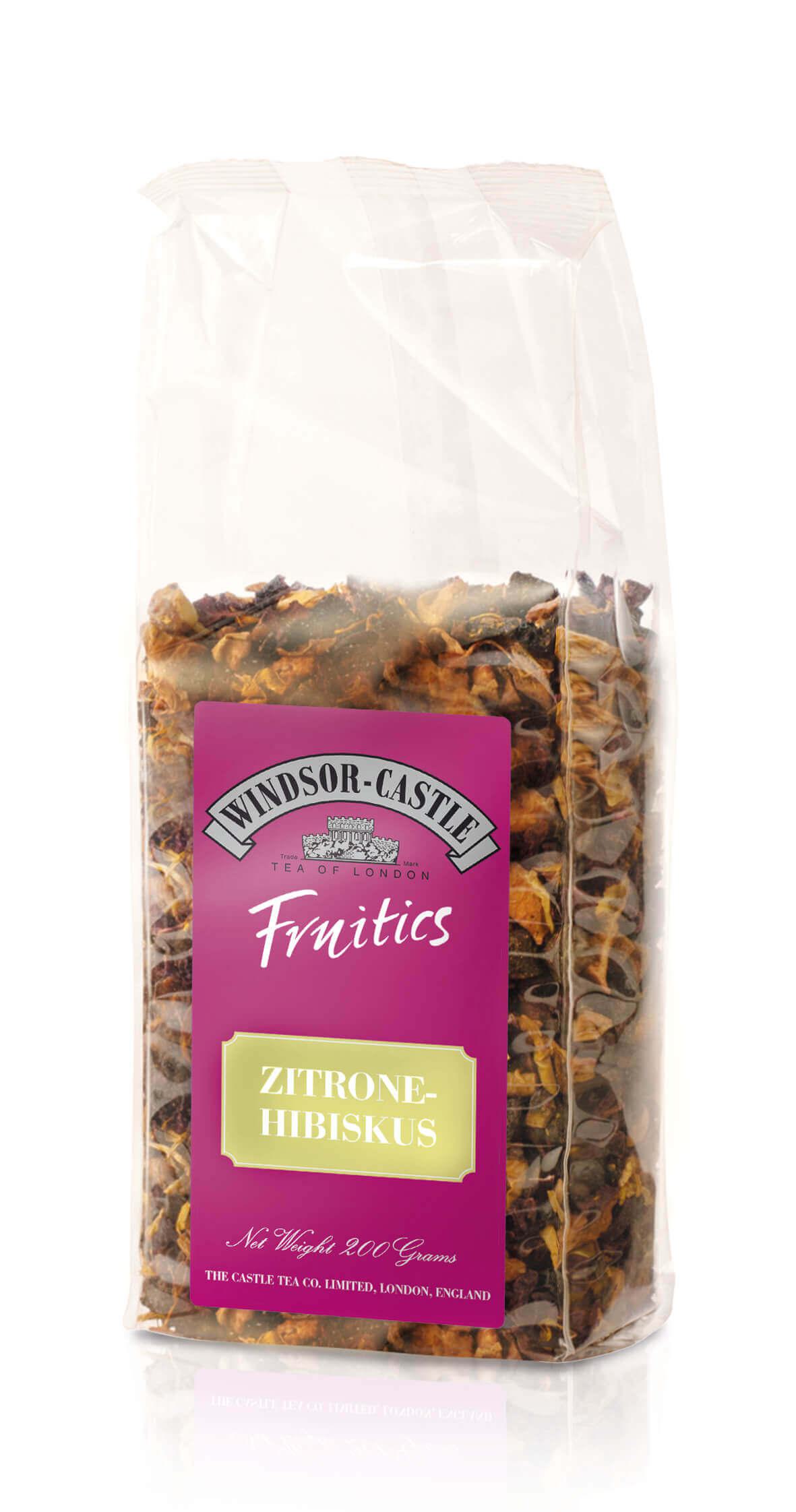 Windsor-Castle: Zitrone-Hibiskus 200g Tüte: Entdecken Sie den erfrischenden Geschmack unseres Windsor-Castle...