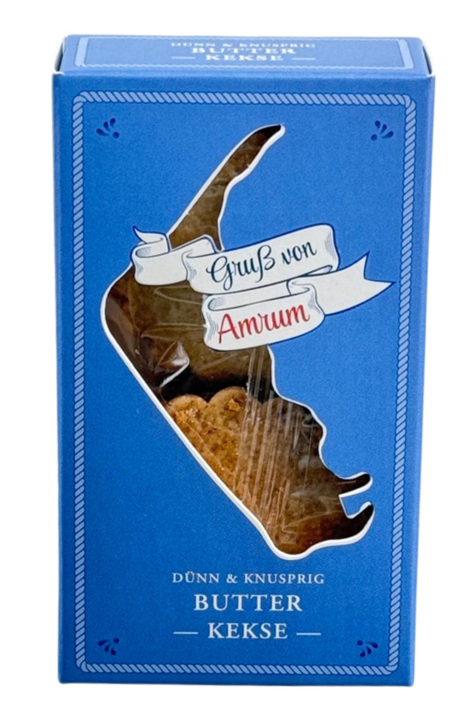 Gruß von Amrum - Mini - Butterkekse : Entdecken Sie den "Gruß von Amrum" – unsere Mini-Butterkekse, die an die köstlichen...