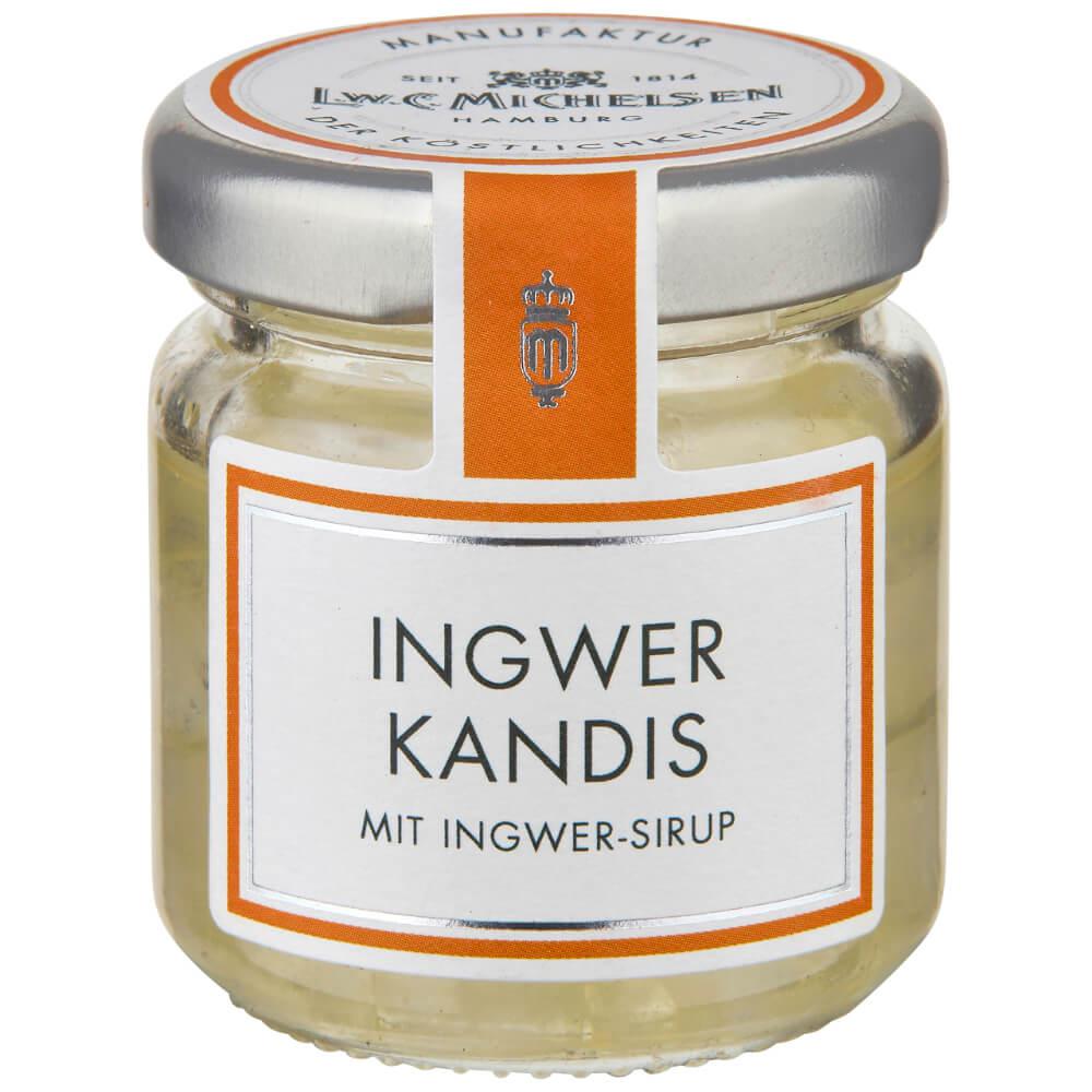 Ingwer-Kandis -Mini-: Unser Ingwer-Kandis -Mini- vereint weißen Kandis mit einem feurig-süßen Ingwer-Sirup zu einem...