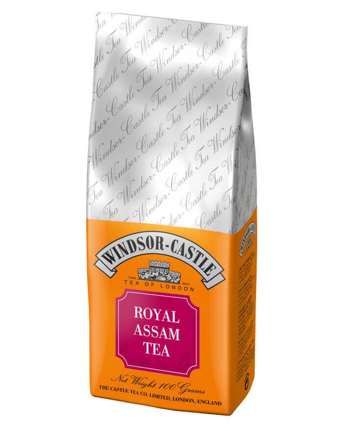 Windsor-Castle: Royal Assam Tea 100g Tüte: Entdecken Sie den Windsor-Castle Royal Assam Tea, eine exquisite Mischung...