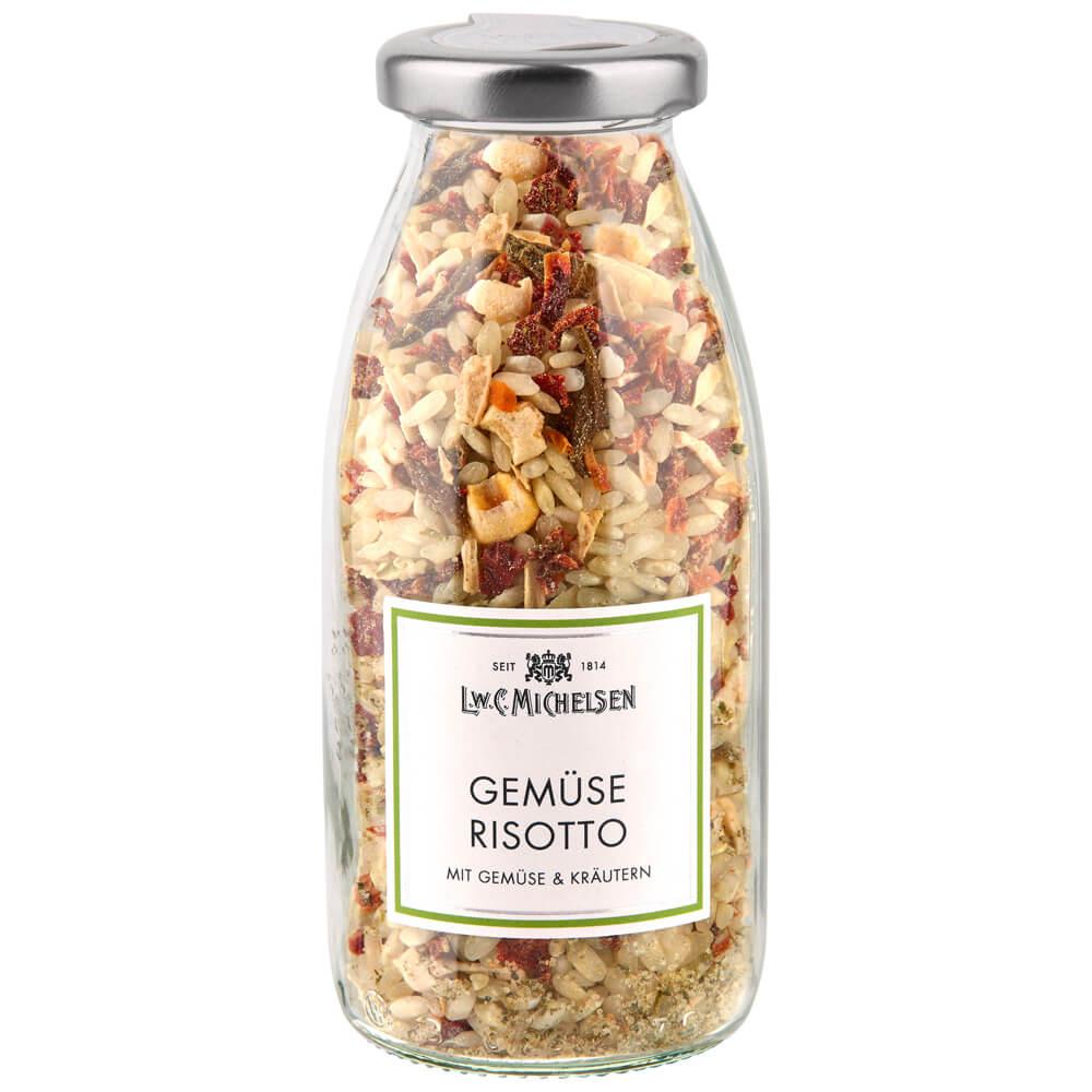 Risotto mit Gemüse: Unser Risotto mit Gemüse ist eine wahre Gaumenfreude. Mit Paprika, Tomaten, Mais und Karotten,...