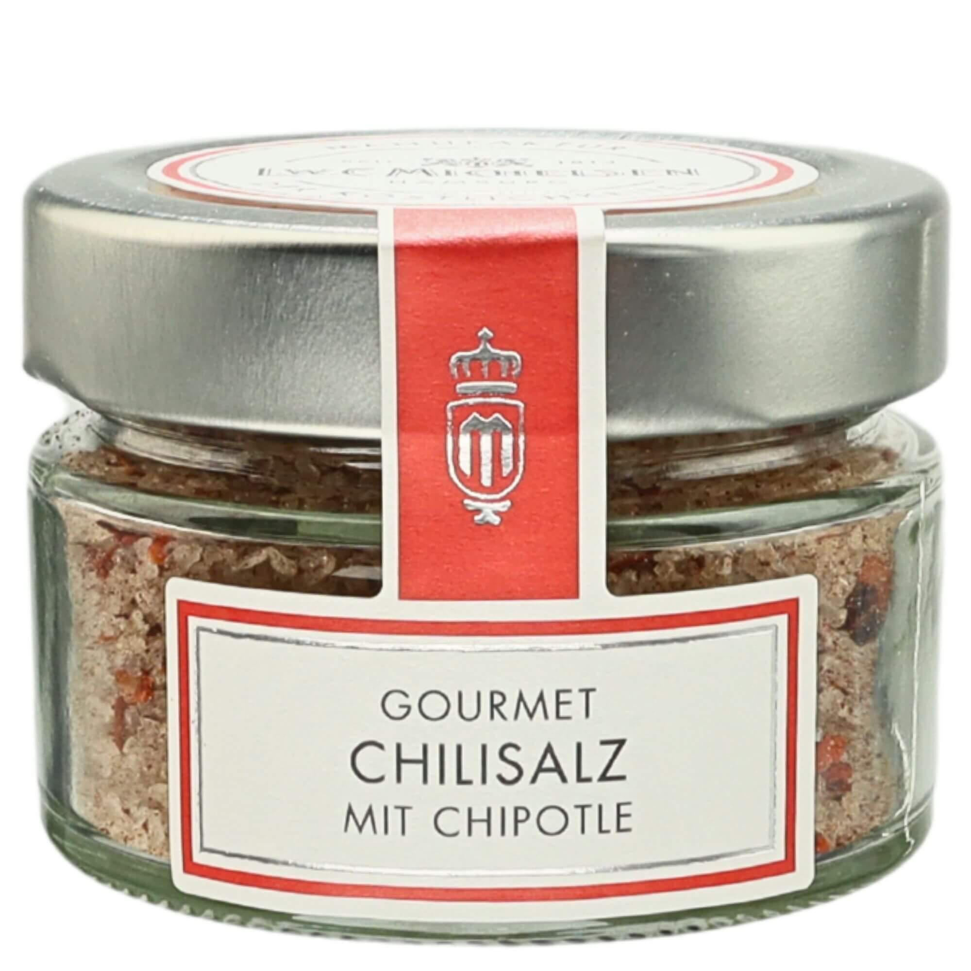 Gourmet Chilisalz mit Chipotel: Tauchen Sie ein in die Welt der feinen Aromen mit unserem Gourmet Chilisalz mit Chipotle....