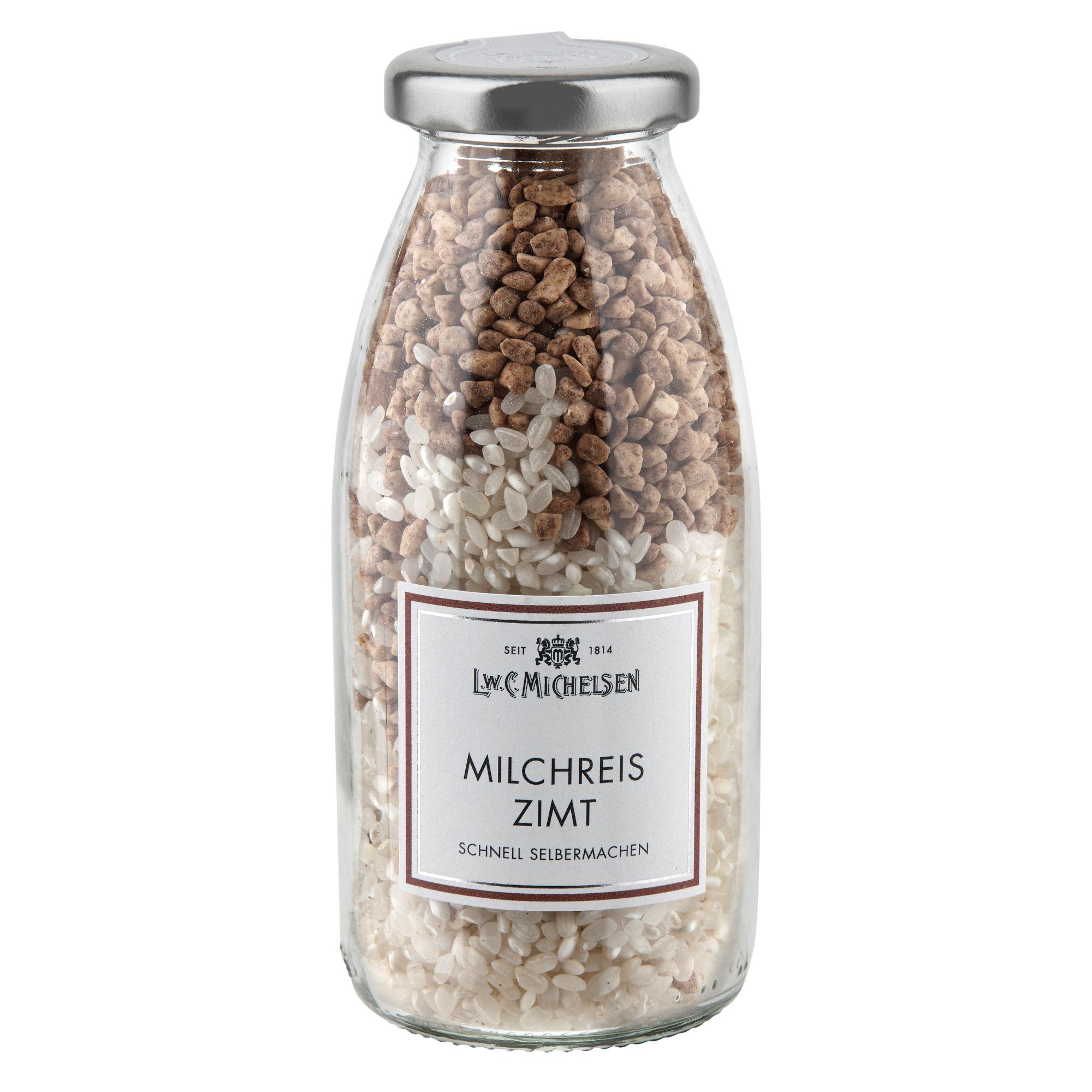L.W.C. Michelsen Milchreis Zimt zum Selbermachen in der Glasflasche