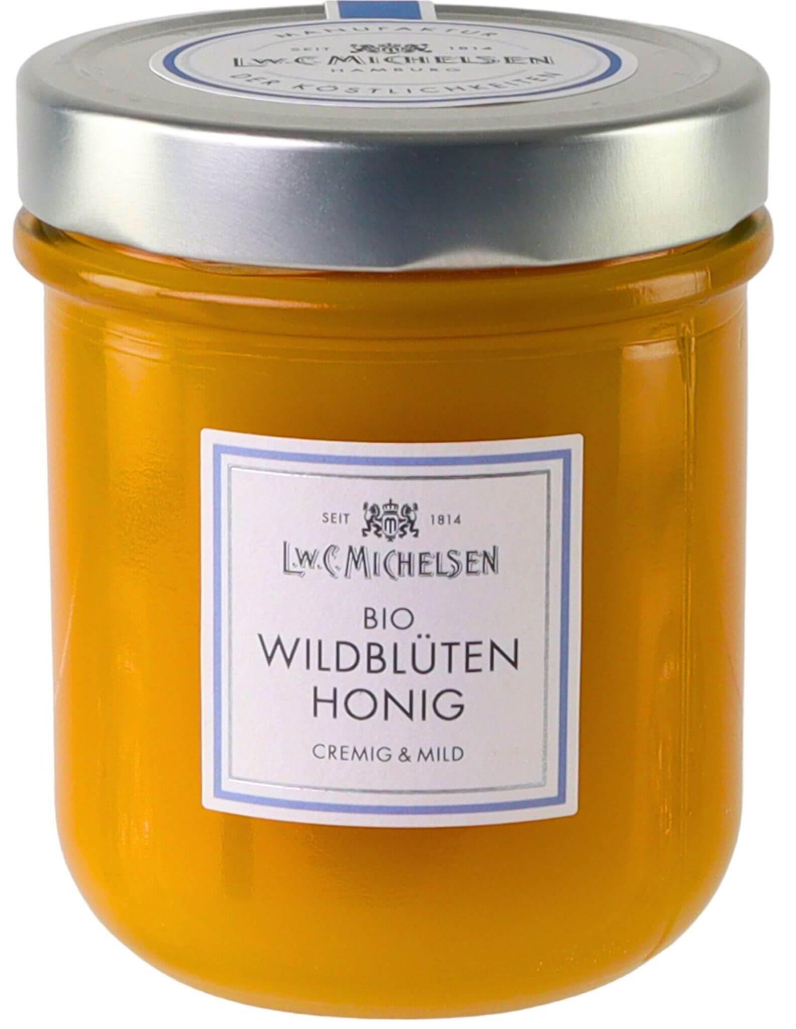 BIO Wildblüten-Honig-cremig- : Tauchen Sie ein in die Welt des L.W.C. Michelsen BIO Wildblüten-Honigs, der seit über 200...